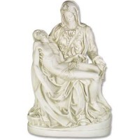 Pieta - 41in. - Lightweight Fiberglass Resin - Indoor/Outdoor Statue/Sculpture