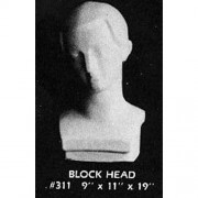 Blocked Head Cocked - Fiberglass Resin - Indoor/Outdoor Statue