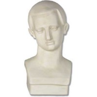 Blocked Head - Cocked - Fiberglass Resin - Indoor/Outdoor Statue