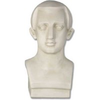 Blocked Head - Straight - Fiberglass Resin - Indoor/Outdoor Statue