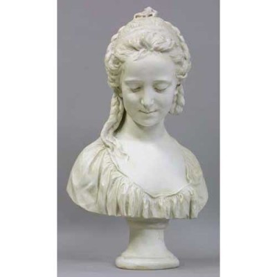 Chercheuse D esprit - Attiret 22in. Fiberglass - Outdoor Statue - - F8262 Chercheuse D esprit - Attiret 22in. Fiberglass - Outdoor Statue - - F8262