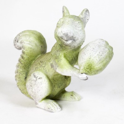 Squirrel Laughing - Fiber Stone Resin - Indoor/Outdoor Garden Statue -  - FS00045