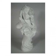 Viking Lady Bust 23in. High - Fiberglass Resin - Indoor/Outdoor Statue