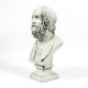 Homer Bust 22in. On Square Base - Fiberglass - Outdoor Statue -  - F170