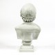 Homer Bust 22in. On Square Base - Fiberglass - Outdoor Statue -  - F170