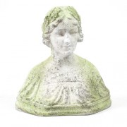 Flemish Bust 17 Fiber Stone Indoor/Outdoor Garden Statue