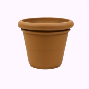 Rolled Rim 20x17in. High - Fiberglass Resin - In/Outdoor Planter Garden / Patio