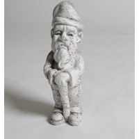 Gnome Traveler 12in. Fiberglass Resin Indoor/Outdoor Garden Statue Gnome Traveler 12in. Fiberglass Resin Indoor/Outdoor Garden Statue
