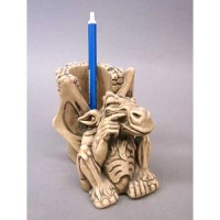 Feast On Fool Penholder - Fiberglass Resin - Indoor Sculpture