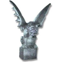 Gargoyle Of Lyon - Giant 48in. Fiberglass Resin Indoor/Outdoor Statue