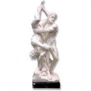 Hercules / Diomedes 16in. High - Carrara Marble Indoor Statue Hercules / Diomedes 16in. High - Carrara Marble Indoor Statue