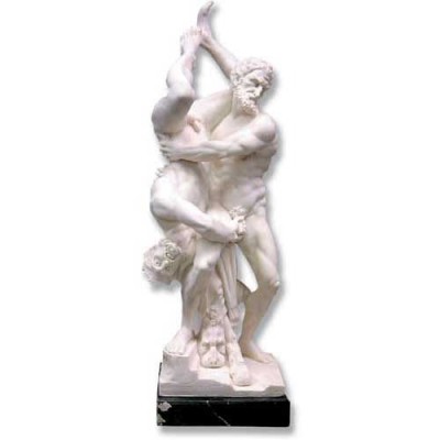 Hercules / Diomedes 16in. High - Carrara Marble Indoor/Outdoor Statue - - 220991 Hercules / Diomedes 16in. High - Carrara Marble Indoor/Outdoor Statue - - 220991