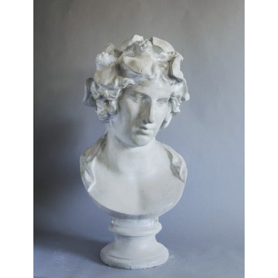 Dionysus Bust 28in. Fiberglass Indoor/Outdoor Garden -  - FS8027