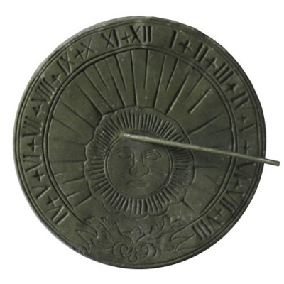 Sundial - Fiber Stone Resin - Indoor/Outdoor Garden Statue/Sculpture -  - FS063