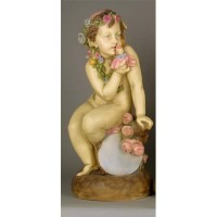 Como Cherub / Doll - Fiberglass Resin - Indoor/Outdoor Garden Statue