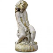 Como Cherub / Lion - Fiberglass Resin - Indoor/Outdoor Garden Statue
