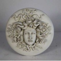 Medusa Wall Plaque 18in. - Fiberglass Resin - Indoor/Outdoor