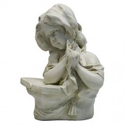 Love Story Reader 18in. - Fiberglass Resin - Indoor/Outdoor Statue