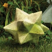 Zinc Star Small 9.5in. Fiberglass Resin Indoor/Outdoor Garden Statue