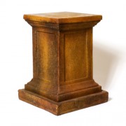 Hamlin Square Statue Display Base/Riser Fiber Stone Indoor/Outdoor Statuary