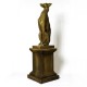 Hamlin Square Base Fiber Stone Resin Indoor/Outdoor Statuary -  - FS60266B