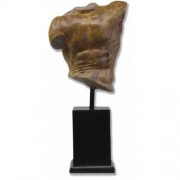 Museum Male Torso 14in. - Fiberglass Resin - Indoor/Outdoor Statue