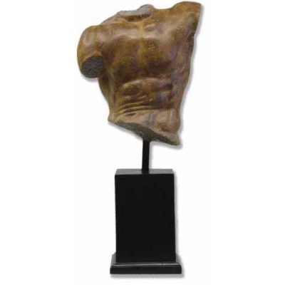 Museum Male Torso 14in. - Fiberglass - Indoor/Outdoor Statue -  - HF9317