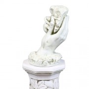 Hand Of God By Auguste Rodin 13in. Fiberglass Resin Table/Desk Statue Hand Of God By Auguste Rodin 13in. Fiberglass Resin Table/Desk Statue