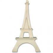 Eiffel Tower 16in. Wall Fiberglass Resin Indoor/Outdoor Eiffel Tower Statue