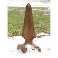 Classic Obelisk - 26in. High - Fiberglass Resin - Outdoor Statue