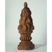 Pinecone Topiary - Fiberglass Resin - Indoor/Outdoor Garden Statue
