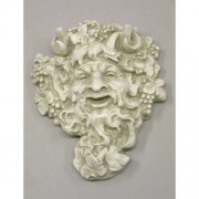 Wall Bacchus 10in. Small - Fiberglass Resin - Indoor/Outdoor Statue