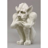 Emmett Gargoyle 20in. Fiberglass Resin Indoor/Outdoor Garden