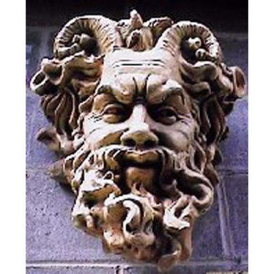 Mask Of Faunus 20in. - Fiberglass - Indoor/Outdoor Planter -  - F1260