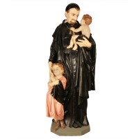 Saint Vincent Depaul 61in. High - Lightweight Fiberglass Resin - Outdoor Statue