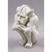 Emmett Gargoyle Medium - Fiberglass Resin - Indoor/Outdoor Statue