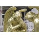 Adoration Kneeling Angel (Praying) 56in. Fiberglass Outdoor Statue -  - F68850