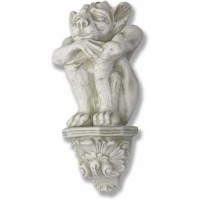 Gremlin / Gargoyle Wall Mount - Fiberglass Resin - Indoor/Outdoor Statue/Sculpture