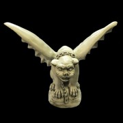 Tuscany Gargoyle 18in. High - Fiberglass Resin - Indoor/Outdoor Statue