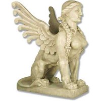 Roman Sphinx 47 Inch Fiberglass Resin Indoor/Outdoor Statue/Sculpture Roman Sphinx 47 Inch Fiberglass Resin Indoor/Outdoor Statue/Sculpture