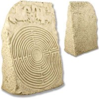 Labyrinth 33in. - Fiberglass Resin - Indoor/Outdoor Statue/Sculpture