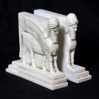 Assyrian Bookends 8 Fiberglass Resin Indoor/Outdoor Garden Statue