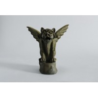 Mini Florentine Gargoyle Fiber Stone Indoor/Outdoor Garden Statue