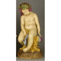 Como Cherub / Lion - Fiberglass Resin - Indoor/Outdoor Garden Statue