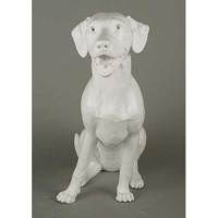 Dalmatian Sitting for Front Porch / Doorsteps 24in. - Fiberglass Resin - Outdoor Statue