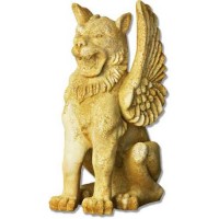 Kaikee Griffin 22in. Fiberglass Resin Indoor/Outdoor Garden
