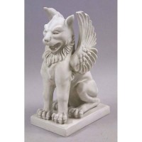 Kaikee Griffin On Base - Fiberglass Resin - Indoor/Outdoor Statue