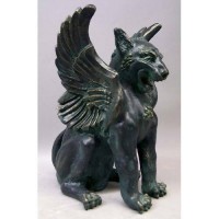 Caesar's Griffin 39in. High - Fiberglass Resin - Indoor/Outdoor Statue