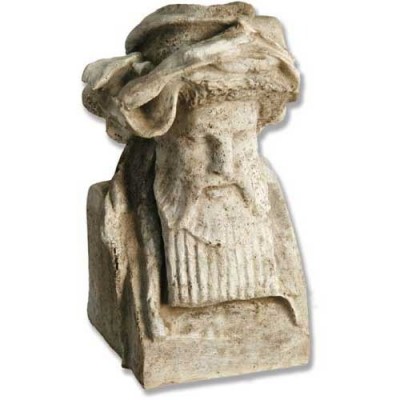 King Richard Head 11in. - Fiber Stone Resin - Indoor/Outdoor Statue -  - FS091