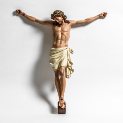 Large Corpus of Christ for Church Head Down 33in. Fiberglass Resin - - F8516RLC Large Corpus of Christ for Church Head Down 33in. Fiberglass Resin - - F8516RLC